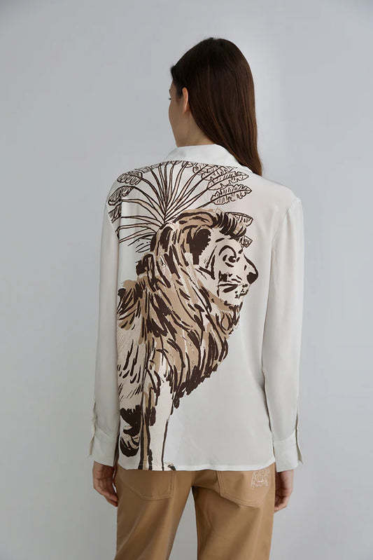 SHIRT LION WHITE