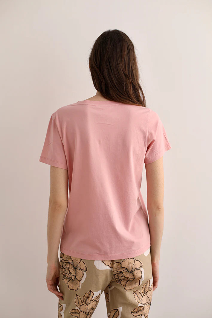 T-SHIRT CHEETAH PINK