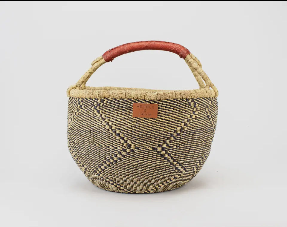 Anu Bolga Basket - Brown Handle