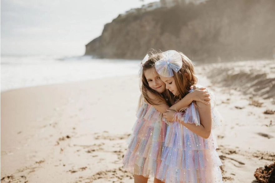 Layered Dress-Peach Star