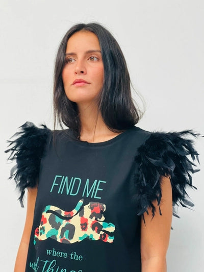 Find Me Ryv Feather T-Shirt