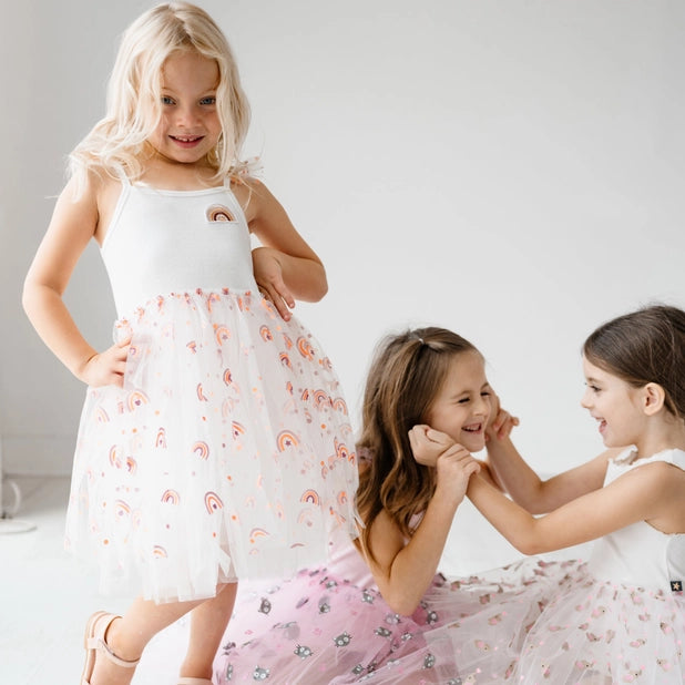 Han Frill Tutu Dress- Pink