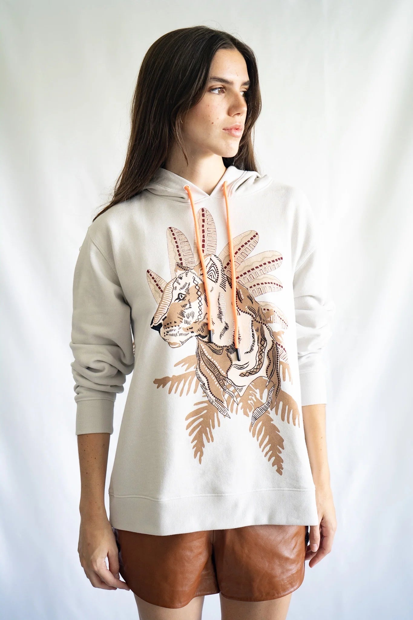 HOODIE PALM TIGER