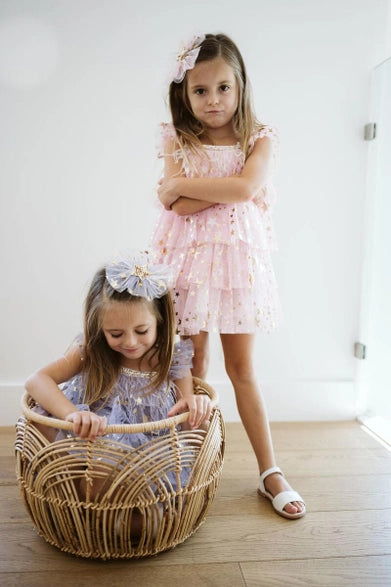 Layered Dress-Peach Star