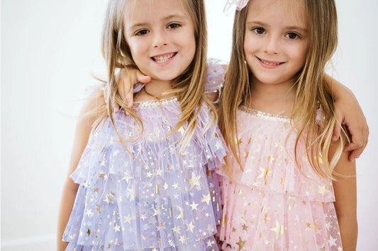 Layered Dress- Purple Star