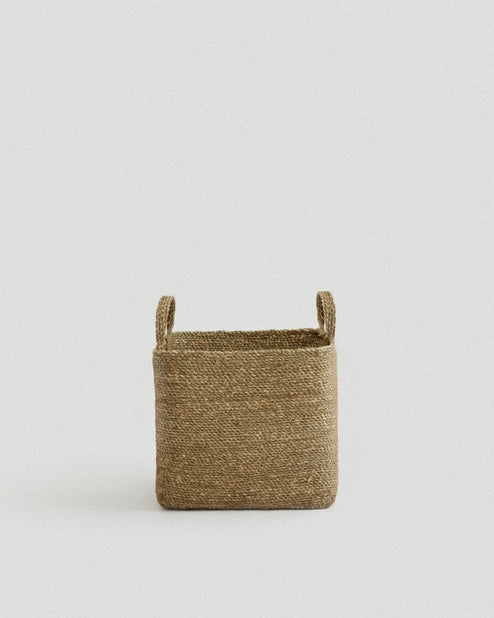 Set of 2 Souk Square Seagrass Baskets