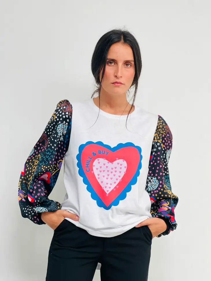 Valencia Heart Puff T-Shirt