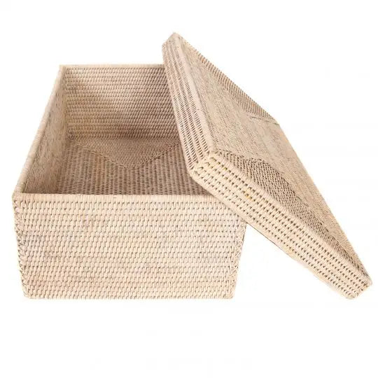 Rattan Storage Box with Lid