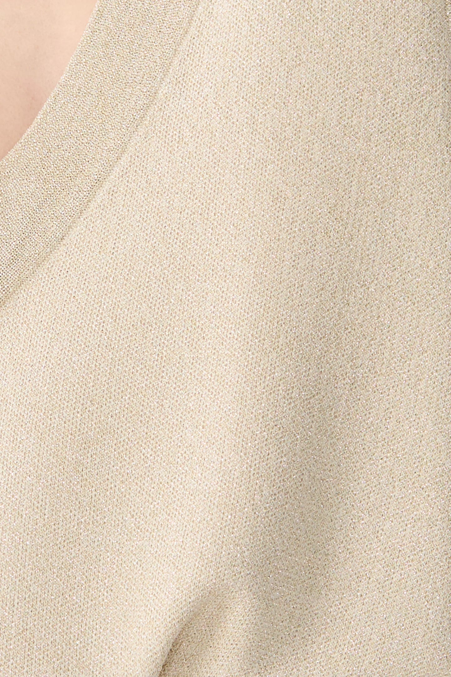 ASPEN LUREX CARDIGAN - GOLD