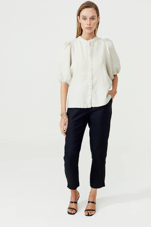 Bubble Linen Shirt - Natural