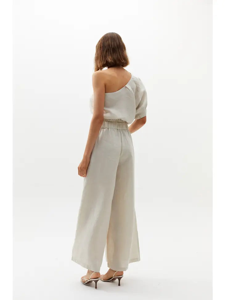 Cape Linen Pants - Natural