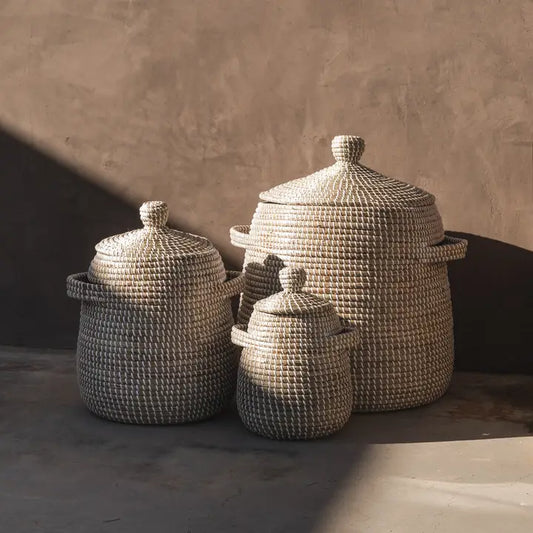 Set of 2 Medina Seagrass Basket