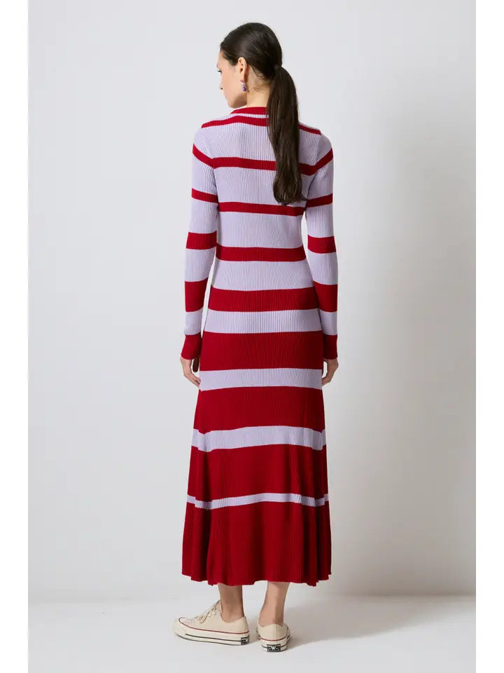 Striped Knit Dress