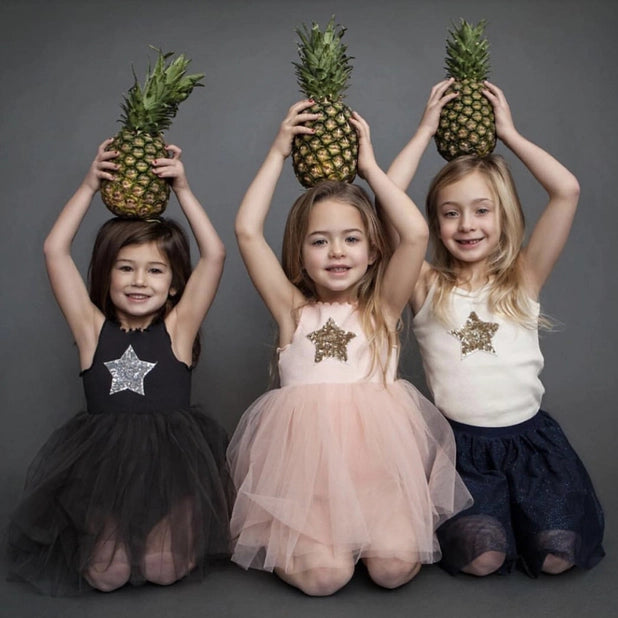 Ph Star Tutu Dress- Ivory