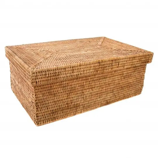 Rattan Storage Box with Lid