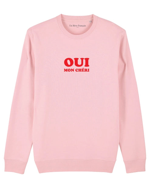 Sweatshirt “Yes My Darling”- Pink