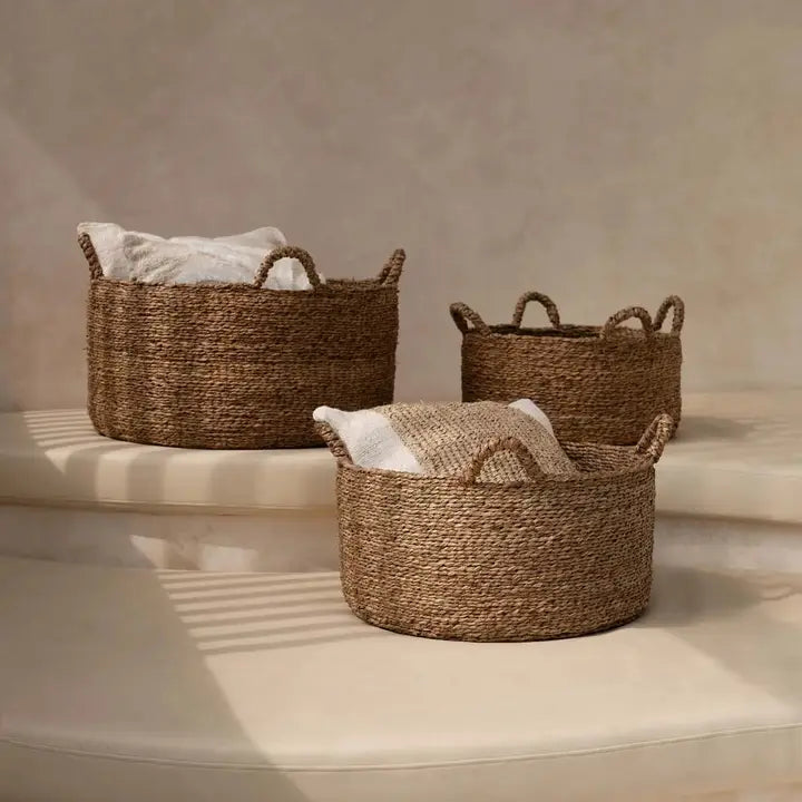 Les Quatre Mains Baskets - Natural - L