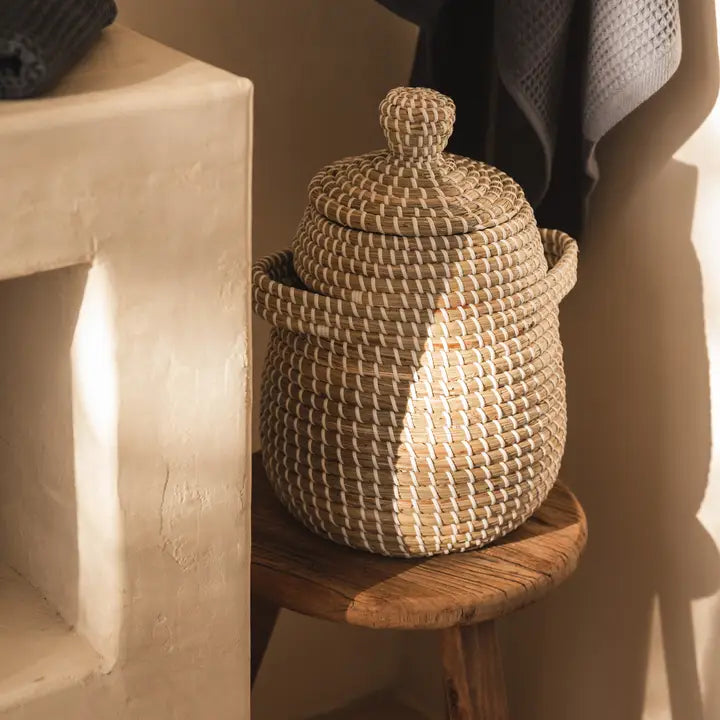 Set of 2 Medina Seagrass Basket