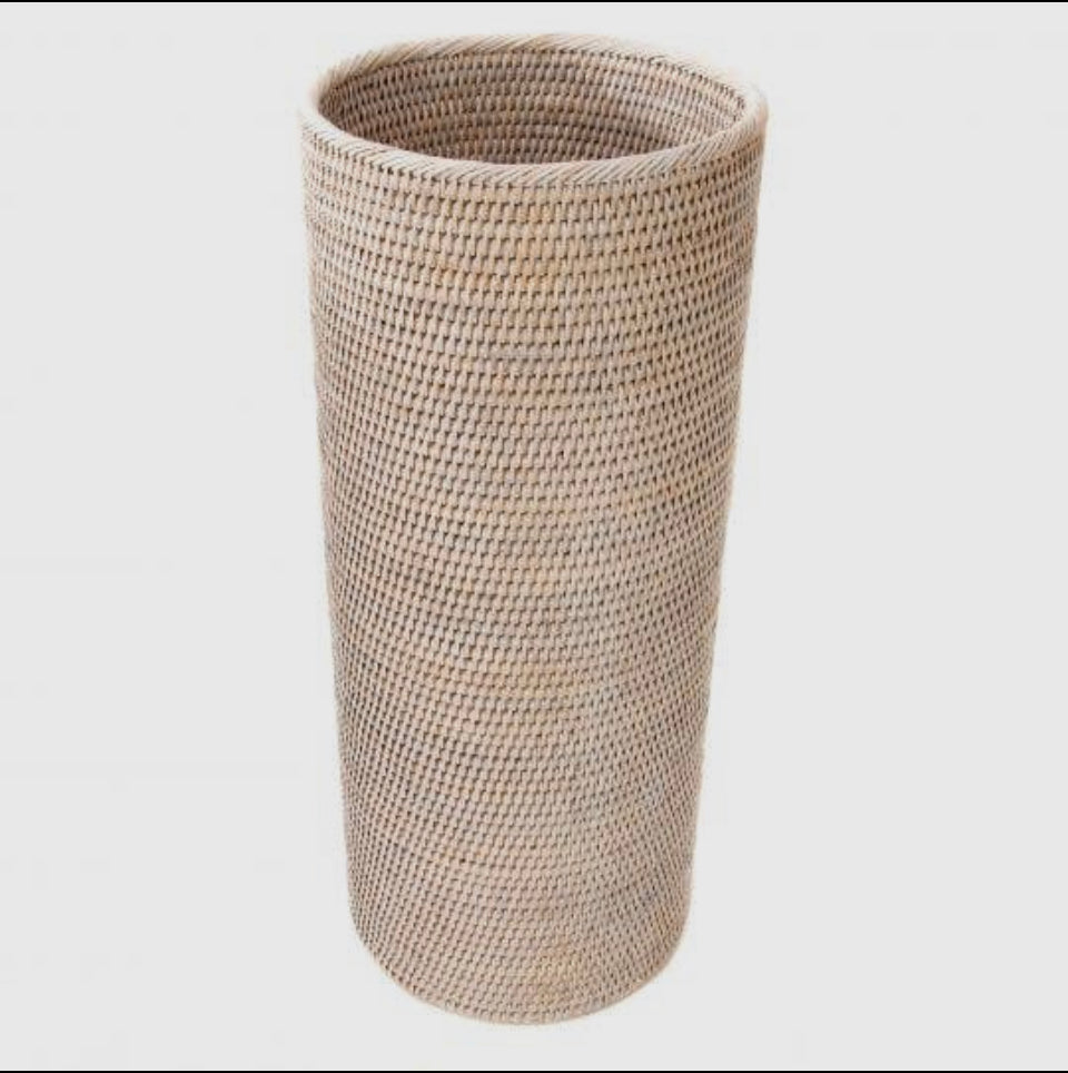 Rattan Round Umbrella Basket