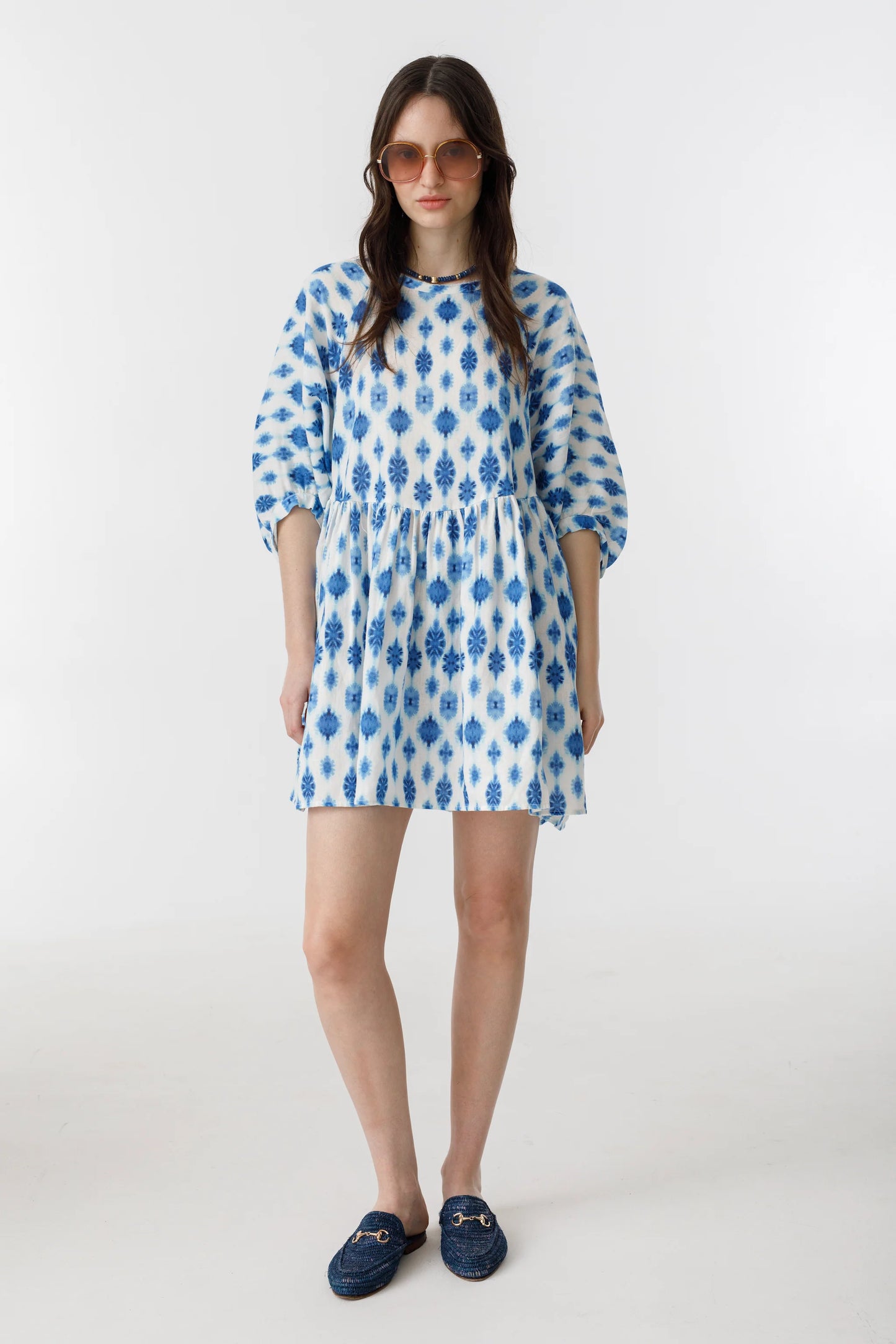 ALCALA LINEN DRESS - HAMPTONS