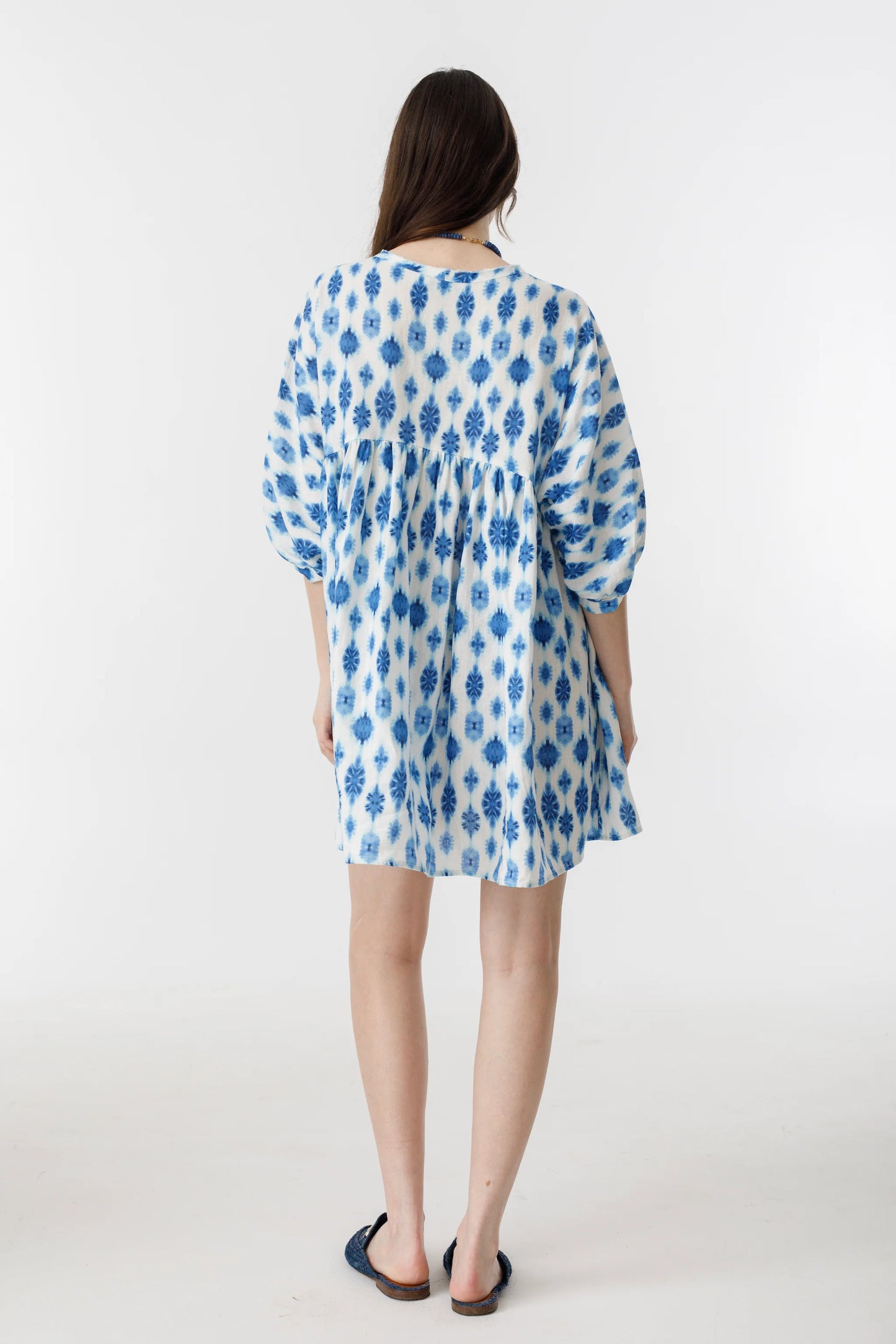 ALCALA LINEN DRESS - HAMPTONS