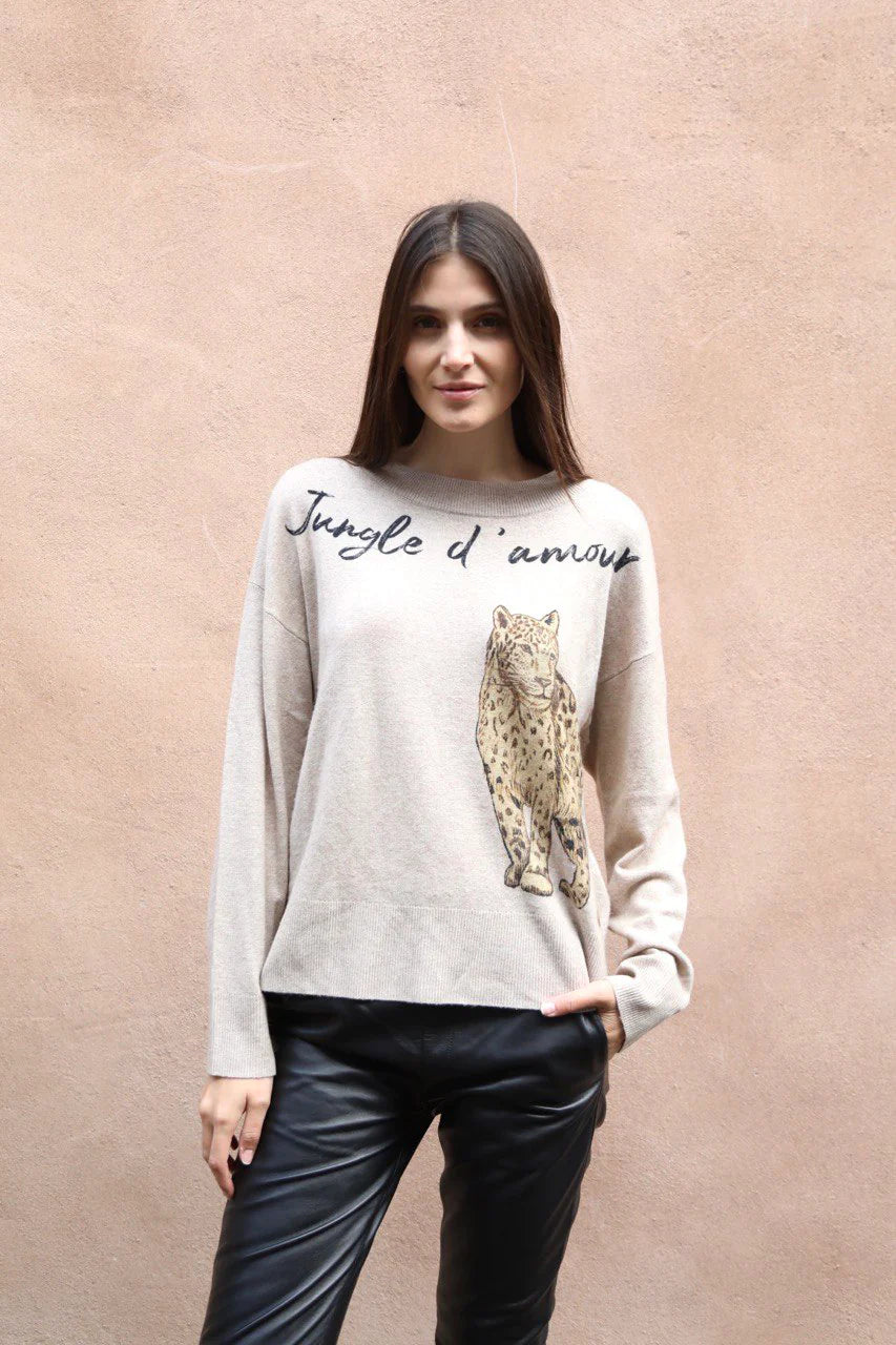 WOOL SWEATER JUNGLE D' AMOUR