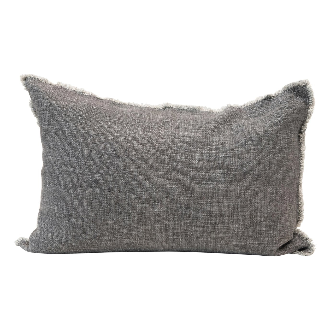 NEW! Linen Blend Lumbar Pillow