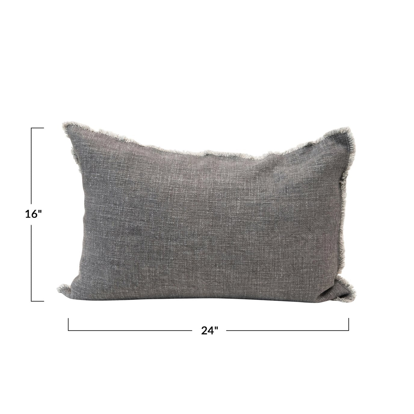 NEW! Linen Blend Lumbar Pillow