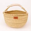 Kandiga Bolga Basket - Natural Handle