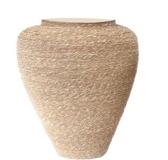 Seagrass Rope Decorative Jar- Medium