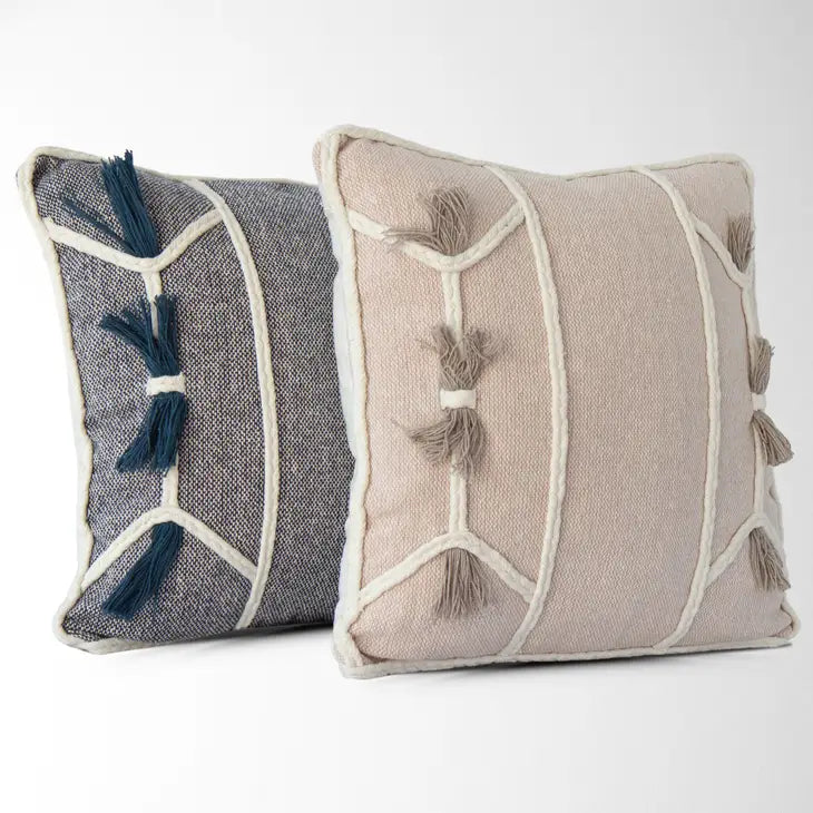 Addilyn Boho Pillow Navy