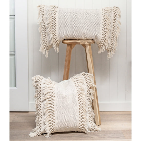 Boho Fringe Pillow