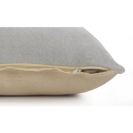 NEW! Soft Gray Solid Throw Pillow