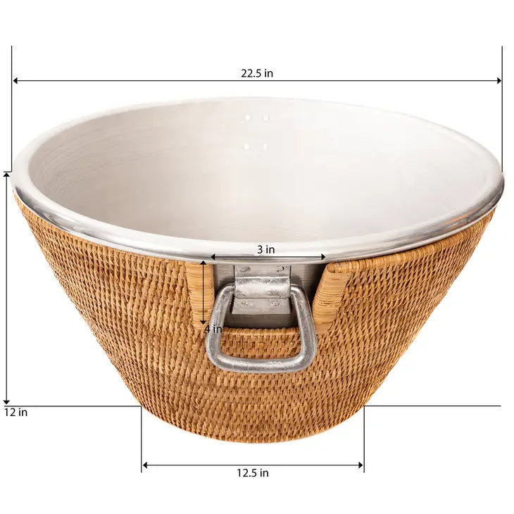 Handwoven Rattan Party Bucket