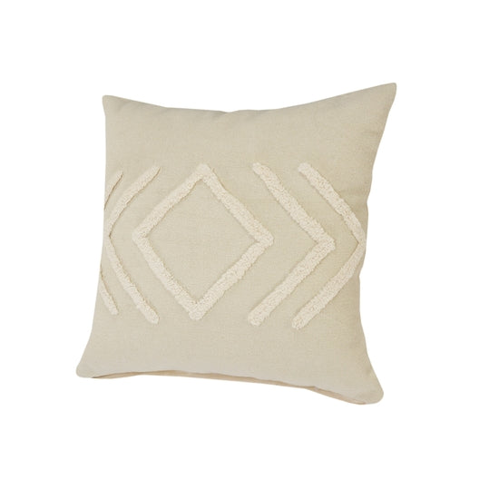 NEW ! Directional Diamond Lumbar Throw Pillow- Off -White