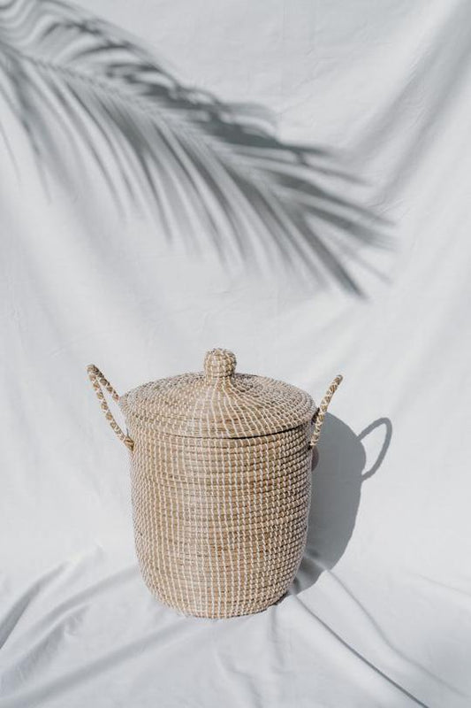 NEW! Wicker Laundry Hamper Basket