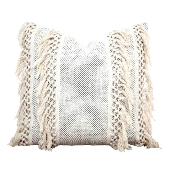 Boho Fringe Pillow