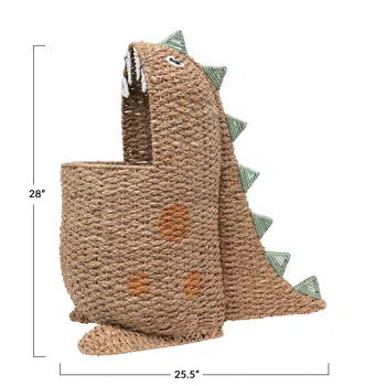 Hand-Woven Bankuan Dinosaur Basket