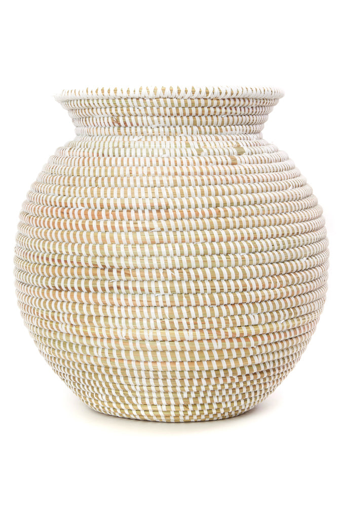 White Senegalese Kitchen Basket