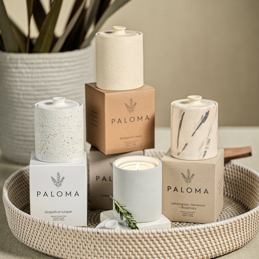 Paloma Scented Candle in Clay Jar
