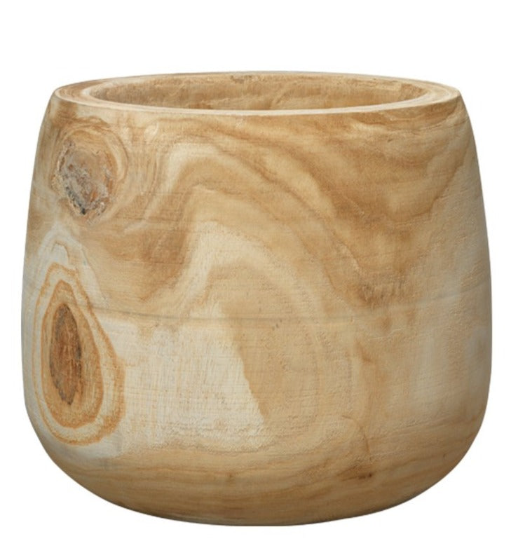 Brea wooden vase