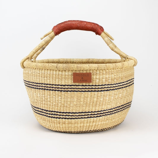 Sisi Bolga Basket - Brown Handle