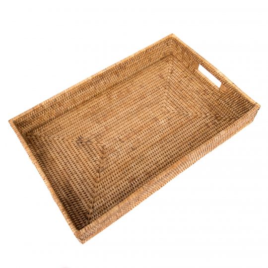 Rattan Rectangular Tray