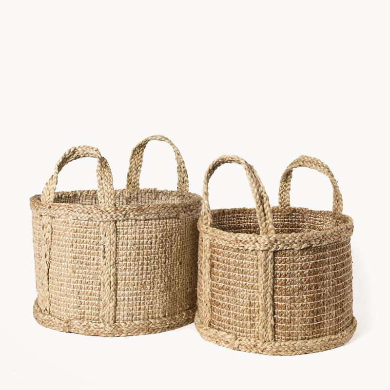 Bono Basket with handle - Natural Medium