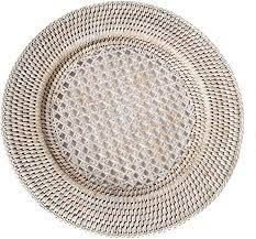 Rattan Open Weave Charger