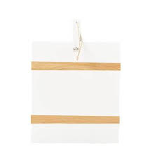 White Rectangle Mod Charcuterie Board, Medium