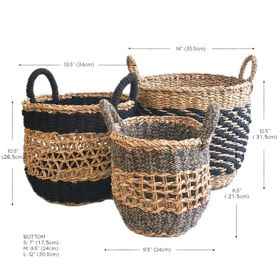 Ula Mesh Basket - Black- Medium