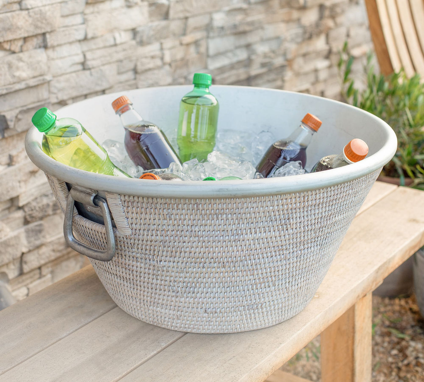 Handwoven Rattan Party Bucket